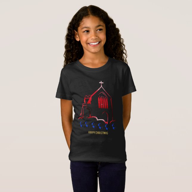 Glad jul t shirt (Hel framsida)