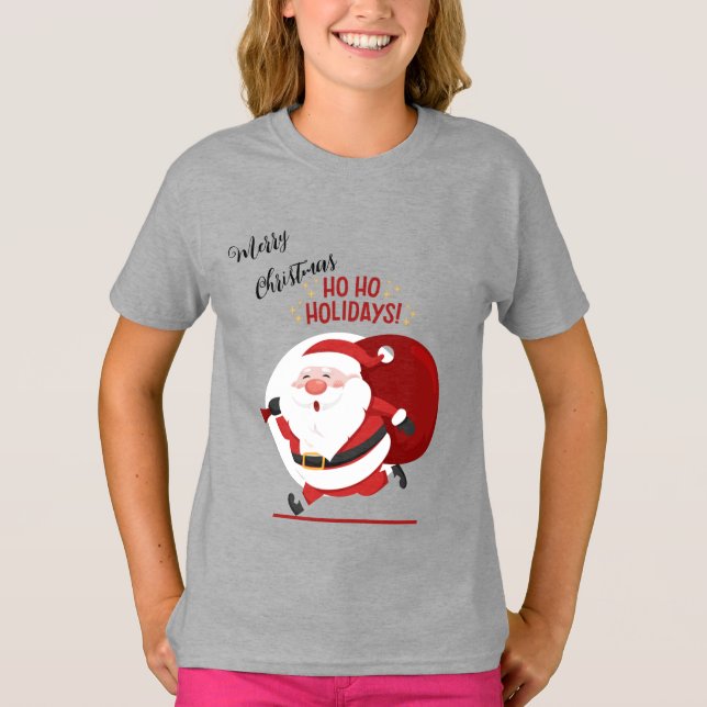 Glad jul T-Shirt (Framsida)
