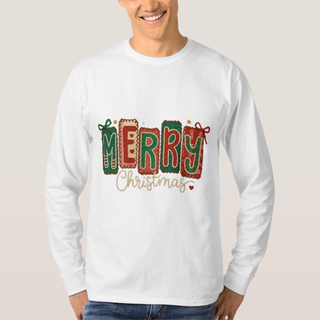 Glad Jul T-Shirt (Framsida)