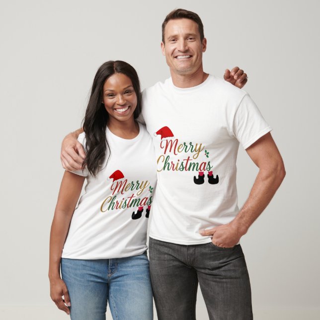 Glad jul T-shirt – Rolig höjdare Tee (Unisex)