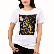 glad jul t-shirt \ Som gåva\ till henne/honom