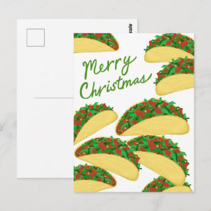 GLAD JUL Taco Lavin Läcker Högtid Vykort