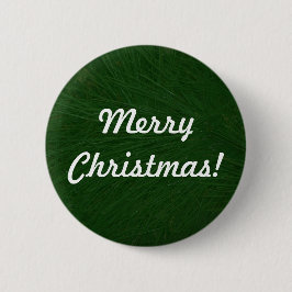 Glad jul Tall Närbild Pinback Knapp