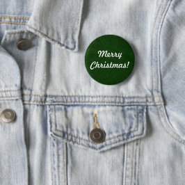 Glad jul Tall Närbild Pinback Knapp