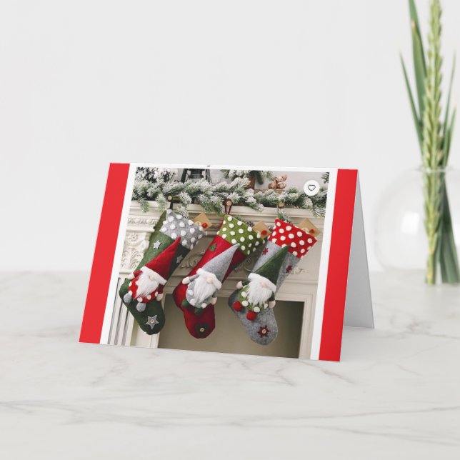 "GLAD JUL" till "DIG" Helgkort (Framsida)