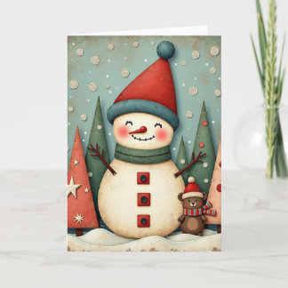 Glad Jul Tomte Kort