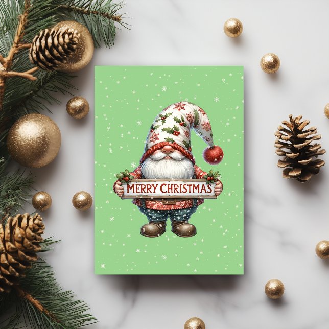Glad jul Tomte Kort (Skapare uppladdad)