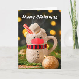 Glad jul Tomte Mumintub koppar i Covid Ansiktsmask Helgkort