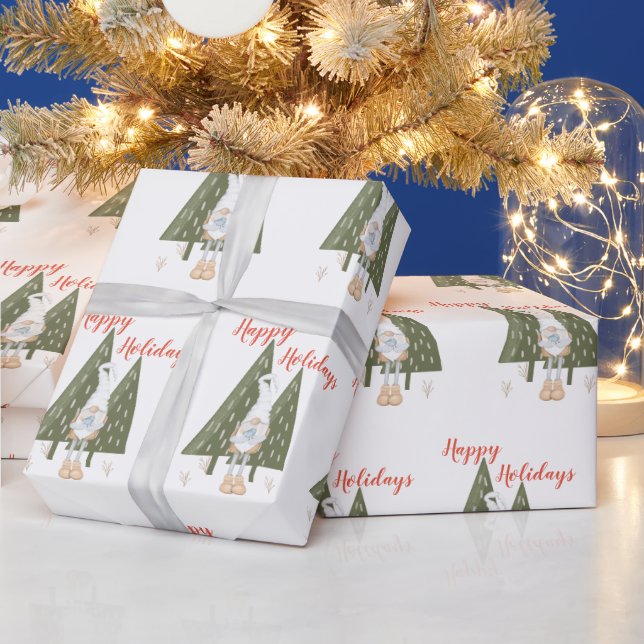Glad jul Tomte Presentationspapper Presentpapper (Helgdagar)