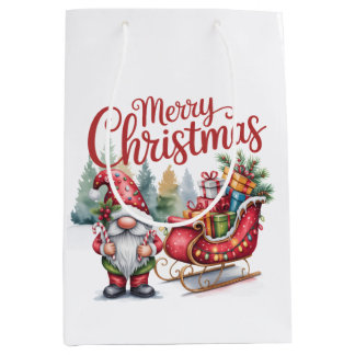 Glad jul Tomte presentbag