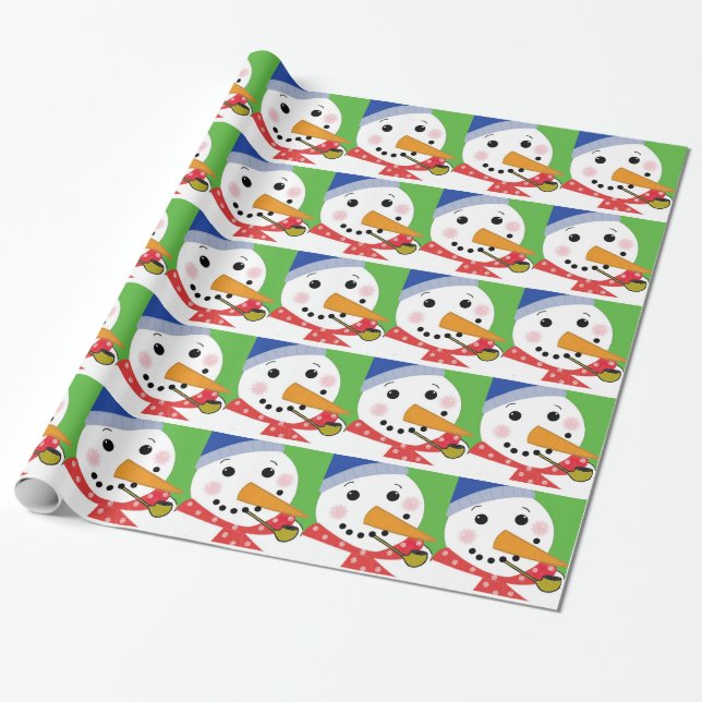 Glad Jul Tomte Presentpapper (Utrullad)