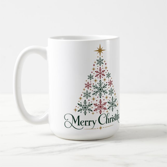 Glad Jul Träd Mugg (Vänster)
