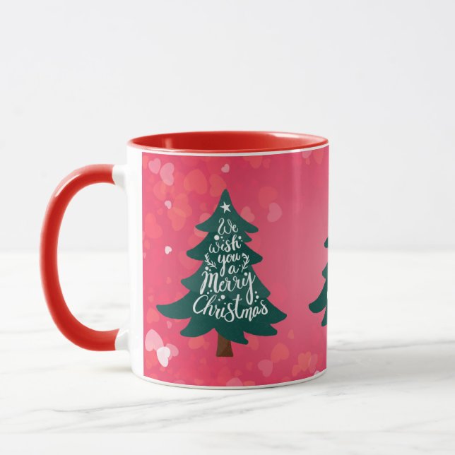 Glad jul Träd Mugg (Vänster)