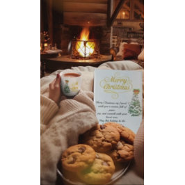 Glad jul Träd Vattenfärgskustomiserad mugg