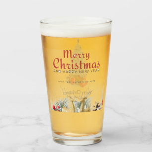 Glad Jul Trädets Gåvornas Hjortens Glas Kopp