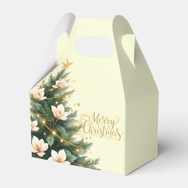 Glad jul Trädfavorit presentlåda (Framsidan Sidan)