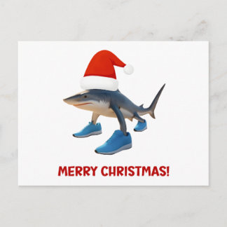 Glad Jul Tralalero Tralala – Rolig Julshark Helg Vykort