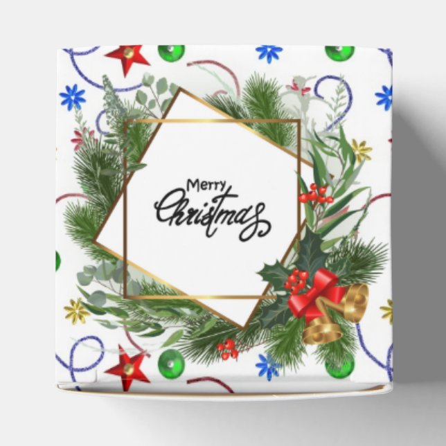 Glad jul-trimning Förmånslåda Presentaskar (Överdel)