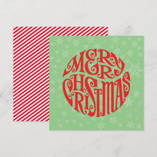 Glad jul Typografi Glada hälsningar Inbjudningar