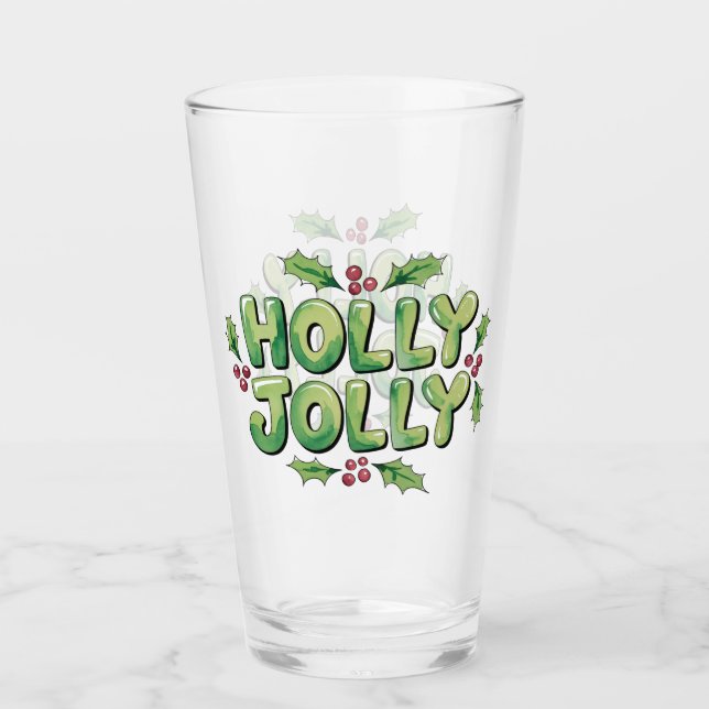Glad Jul Typografi  Glaskopp (Framsida)
