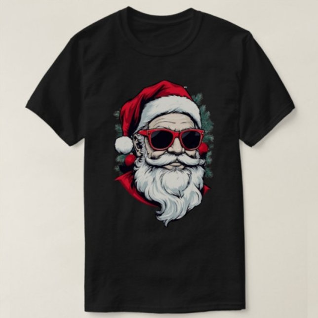 Glad jul typografi svarta herrtröjor  t shirt (Skapare uppladdad)