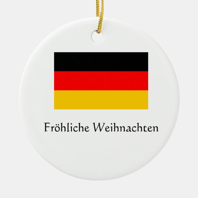 Glad jul tyskt ornament (Framsidan)
