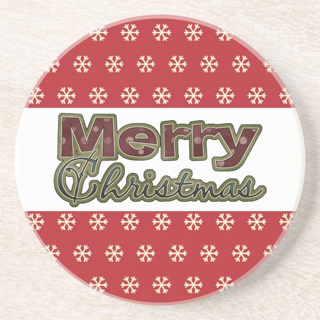 Glad Jul Underläggssamling Underlägg Sandsten (Framsidan)