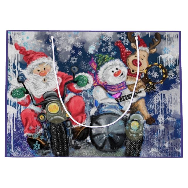 Glad jul vänner presentpåse (Framsidan)
