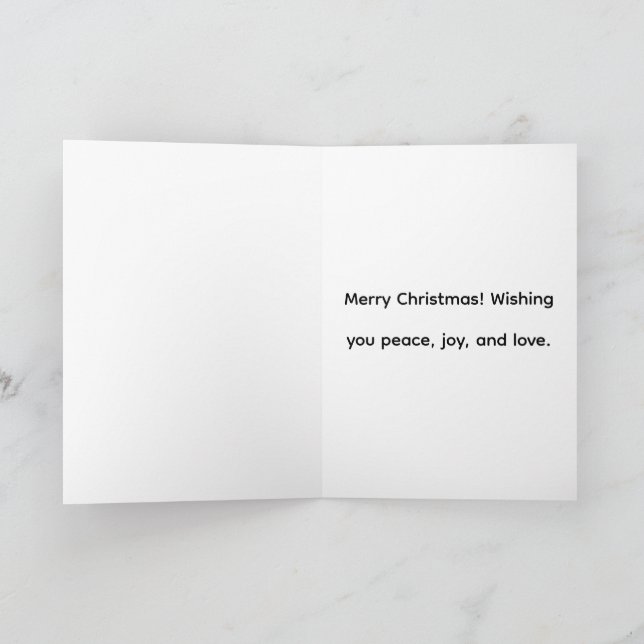 Glad jul vikad julkort kort (Inuti)
