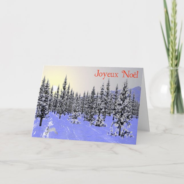 Glad jul - Vintersolståndet Helgkort (Framsida)