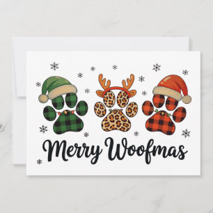 Glad Jul Woofmas Hundpaw Julen Mysig Xmas Ljus