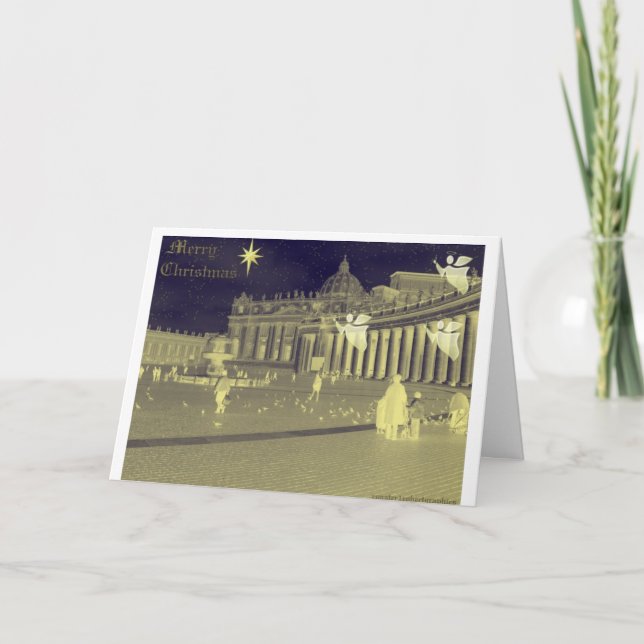 Glad Jul-Zazzel Helgkort (Framsida)