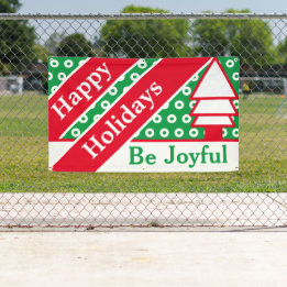 Glad julbanner