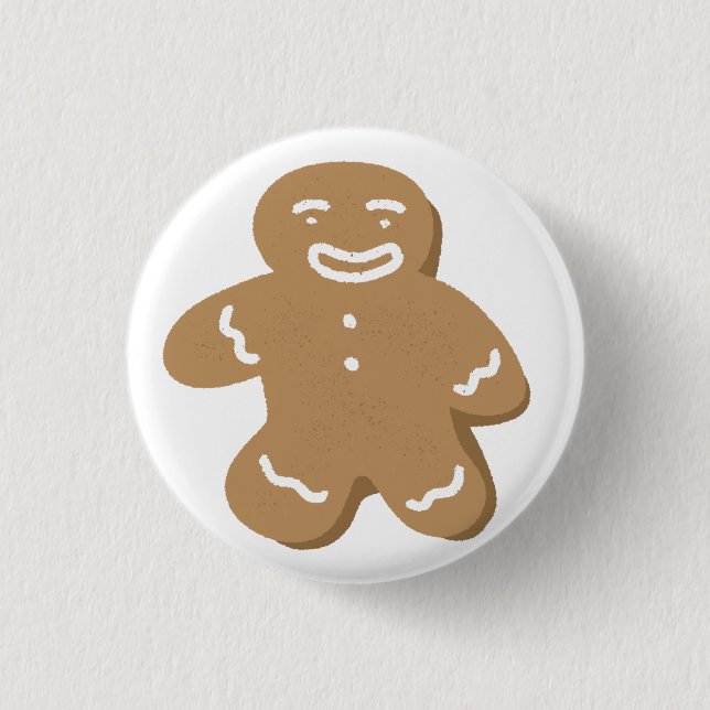 Glad Julgodis Man Jul Kaka Knapp (Framsida)