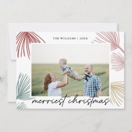 Glad julgran mest glada jul familjefoto julkort
