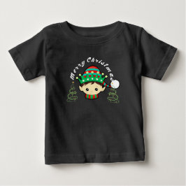 Glad julgran och älva  t shirt