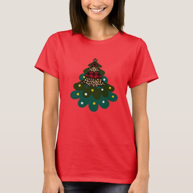 Glad julgran  t shirt (Framsida)