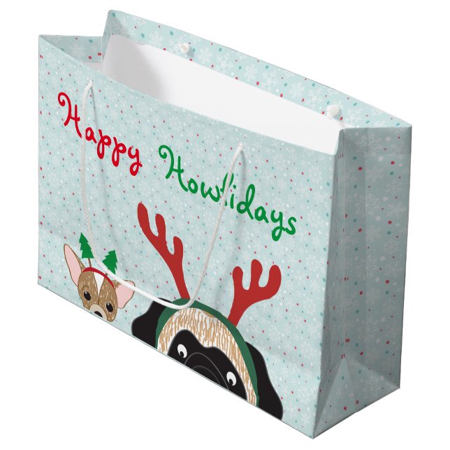 Glad julhelg presentpåse (Framsidan Vinklad)