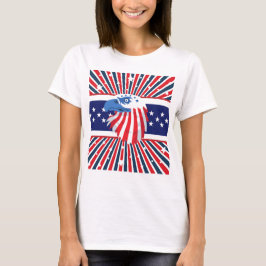 GLAD JULI 4 SJÄLVSTÄNDIGHETSDAGEN  T SHIRT