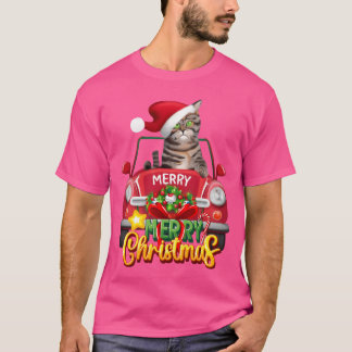 GLAD JULKATT PÅ BIL vän T Shirt