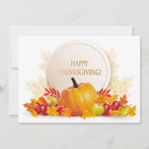 Glad julkort för Thanksgiving