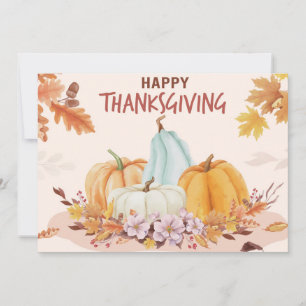 Glad julkort för Thanksgiving