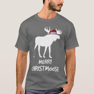 Glad Julmöss Jag Älskar Älgpresenter för Älgälskar T Shirt