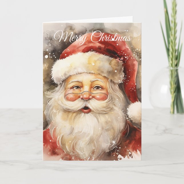 Glad jultomte helgkort (Framsida)