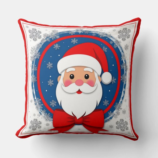 Glad jultomte kudde (Framsida)