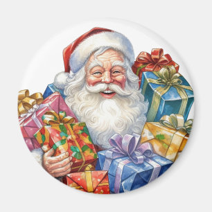 Glad jultomte traditionell jul magnet