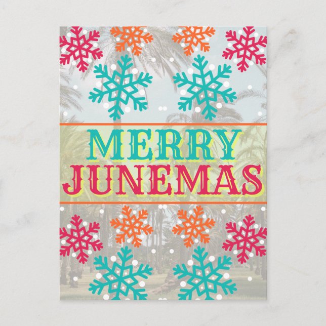 Glad Junemas Julkort Vykort (Framsida)