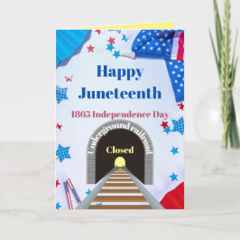 Glad Juneteenth Kort