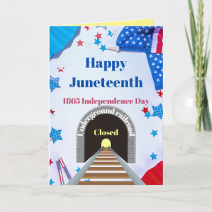 Glad Juneteenth Kort