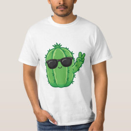 Glad kaktus t-shirt